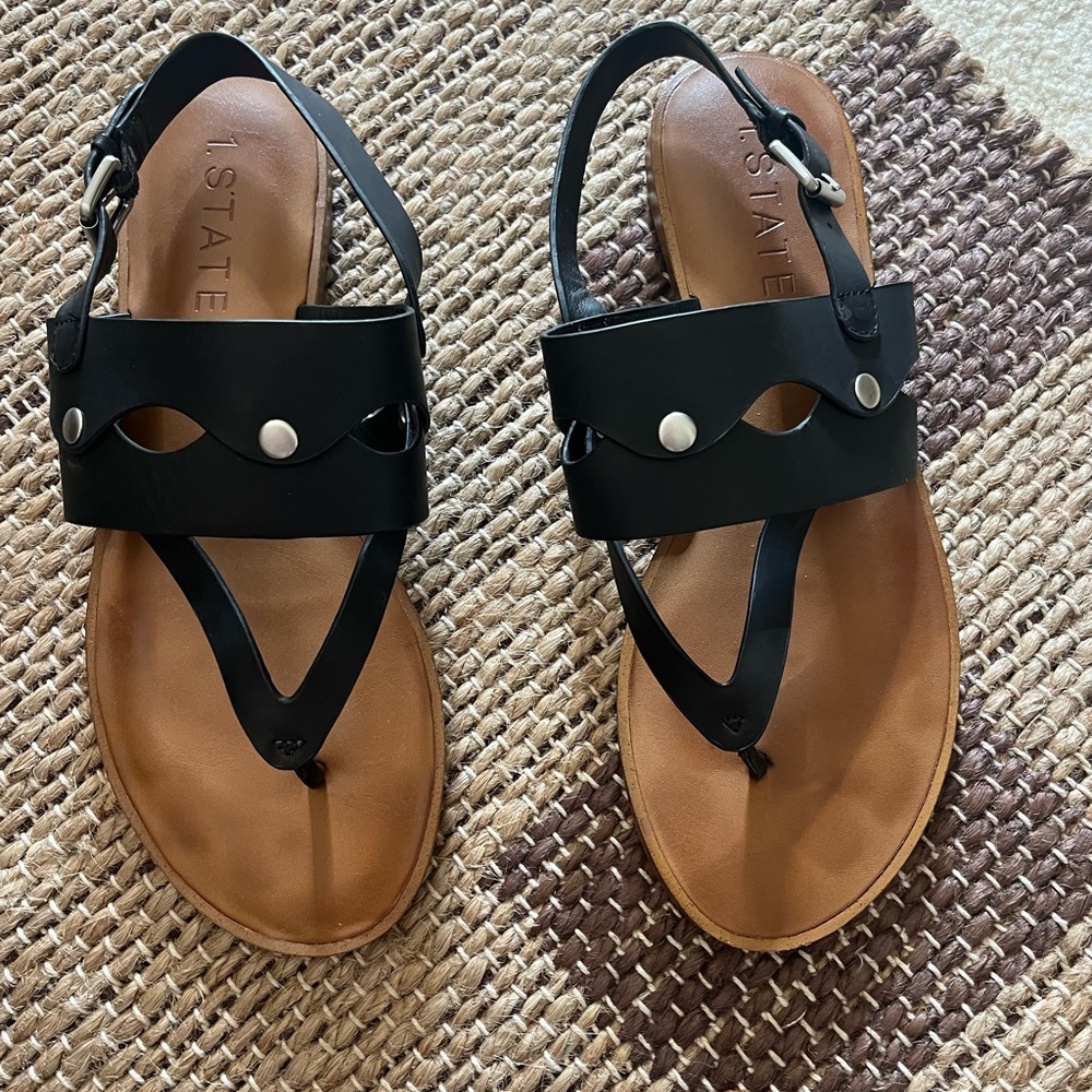 1. State Leather Slingback Sandals 10